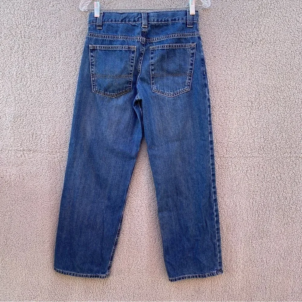 Old Navy Kids Loose Ample Lennon Wide Leg Adjustable Jeans Sz 14